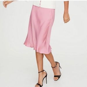 aritzia wilfred estelle skirt wild pink
